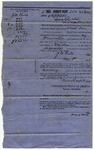 Receipt for cotton sold to CSA