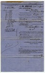 Receipt for cotton sold to CSA