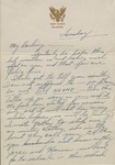 Letter, Major Rollin S. Armstrong to His Wife, Rebecca Armstrong, July 14, 1943 by Rollin S. Armstrong