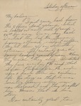 Letter, Major Rollin S. Armstrong to His Wife, Rebecca Armstrong, July 25, 1943 by Rollin S. Armstrong