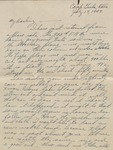 Letter, Major Rollin S. Armstrong to His Wife, Rebecca Armstrong, July 17, 1943 by Rollin S. Armstrong