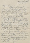 Letter, Major Rollin S. Armstrong to His Wife, Rebecca Armstrong, July 20, 1943