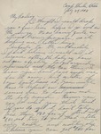Letter, Major Rollin S. Armstrong, to His Wife, Rebecca Armstrong, July 29, 1943 by Rollin S. Armstrong