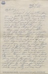 Letter, Major Rollin S. Armstrong to His Wife, Rebecca Armstrong, September 7, 1943
