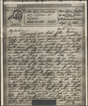 V-Mail (Victory Mail) Letter, Major Rollin S. Armstrong to His Wife, Rebecca Armstrong, September 18, 1943 by Rollin S. Armstrong