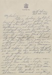 Letter, Major Rollin S. Armstrong to His Wife, Rebecca Armstrong, October 24, 1943