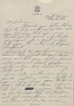Letter, Major Rollin S. Armstrong to His Wife, Rebecca Armstrong, November 2, 1943