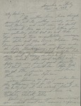 Letter, Major Rollin S. Armstrong to His Wife, Rebecca Armstrong, November 14, 1943 by Rollin S. Armstrong