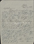 Letter, Major Rollin S. Armstrong to His Wife, Rebecca Armstrong, November 22, 1943