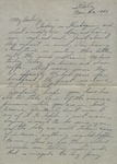 Letter, Major Rollin S. Armstrong to His Wife, Rebecca Armstrong, November 25, 1943