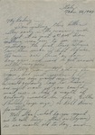 Letter, Major Rollin S. Armstrong to His Wife, Rebecca Armstrong, November 30, 1943
