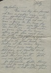 Letter, Major Rollin S. Armstrong to His Wife, Rebecca Armstrong, December 13, 1943 by Rollin S. Armstrong