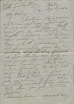Letter, Major Rollin S. Armstrong to His Wife, Rebecca Armstrong, December 1, 1943