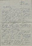 Letter, Major Rollin S. Armstrong to His Wife, Rebecca Armstrong, December 7, 1943