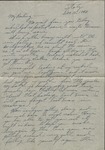 Letter, Major Rollin S. Armstrong to His Wife, Rebecca Armstrong, December 12, 1943