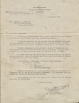 Letter, Ulio, J. A., Adjutant General to Rebecca Armstrong, January 20, 1944