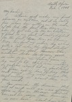 Letter, Major Rollin S. Armstrong to His Wife, Rebecca Armstrong, February 1, 1944 by Rollin S. Armstrong