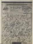 V-Mail (Victory Mail) Letter, Major Rollin S. Armstrong to His Wife, Rebecca Armstrong, February 12, 1944 by Rollin S. Armstrong