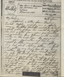 V-Mail (Victory Mail) Letter, Major Rollin S. Armstrong to His Wife, Rebecca Armstrong, February 24, 1944