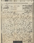 V-Mail (Victory Mail) Letter, Major Rollin S. Armstrong to His Grandmother, Mrs. R. C. Pou, February 24, 1944