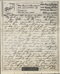 V-Mail (Victory Mail) Letter, Major Rollin S. Armstrong to His Wife, Rebecca Armstrong, March 10, 1944 by Rollin S. Armstrong