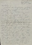 Letter, Major Rollin S. Armstrong to His Wife, Rebecca Armstrong, March 18, 1944 by Rollin S. Armstrong