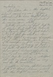Letter, Major Rollin S. Armstrong to His Wife, Rebecca Armstrong, March 25, 1944 by Rollin S. Armstrong