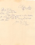 Potato Plant Thank You Letter by William Ford