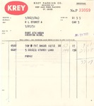 Krey Packing Invoice