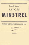 Minstrel Show Program by Houston Junior Chamber of Commerce (Houston, Miss.)