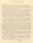 Letter from Jeff Busby, July 26, 1934