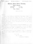 Chickasaw County Poultry Association membership letter by J. M. Smith