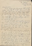 Letter, W. N. (William Neill) Bogan, Jr. To Juliette Chamberlin, July 22, 1943 by William Neill Bogan Jr.