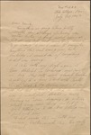 Letter, W. N. (William Neill) Bogan, Jr. To His Family, July 28, 1942