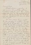 Letter, W. N. (William Neill) Bogan, Jr. To His Father, W. N. Bogan, Sr., April 22, 1943 by William Neill Bogan Jr.