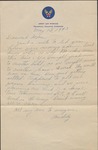 Letter, W. N. (William Neill) Bogan, Jr. to His Mother, Catherine F. Bogan, May 13, 1943