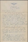 Letter, W. N. (William Neill) Bogan, Jr. To His Parents and Family, May 27, 1943