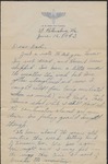 Letter, W. N. (William Neill) Bogan, Jr. To His Father, W. N. Bogan, June 16, 1943 by William Neill Bogan Jr.