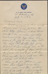 Letter, W. N. (William Neill) Bogan, Jr. To His Father, W. N. Bogan, July 8, 1943 by William Neill Bogan Jr.