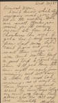 Postcard, W. N. (William Neill) Bogan, Jr. to His Mother, Catherine F. Bogan, October 14, 1943