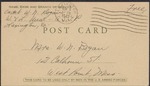 Postcard, W. N. (William Neill) Bogan, Jr. to His Mother, Catherine F. Bogan, November 8, 1943 by William Neill Bogan Jr.