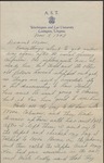 Letter, W. N. (William Neill) Bogan, Jr. to His Mother, Catherine F. Bogan, November 8, 1943