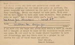 Postcard, D. H. Coleman to Mr. and Mrs. W. N. Bogan, December 13, 1943