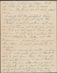Letter, W. N. Bogan, to His Mother, Catherine F. Bogan, Partial and Undated