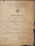Appointment of Leader or Assistant Leader, Office of the Director of Selective Service, to William Neill (W. N.) Bogan, Jr. by Office of the Director of Selective Service