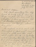 Letter, W. N. (William Neill) Bogan, Jr. to His Mother, Catherine F. Bogan, July 25, 1943