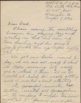 Letter, W. N. (William Neill) Bogan, Jr. to His Father, W. N. Bogan, Sr., August 7, 1943 by William Neill Bogan Jr.