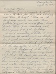 Letter, W. N. (William Neill) Bogan, Jr. to His Mother, Catherine F. Bogan, September 14, 1943