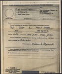 V-Mail Address Notification, W. N. (William Neill) Bogan, Jr. to His Mother, Catherine F. Bogan, Catherine F. Bogan, November 26, 1944