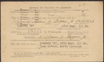 Change of Address Card, War Department, October 8, 1944 by William Neill Bogan Jr.
